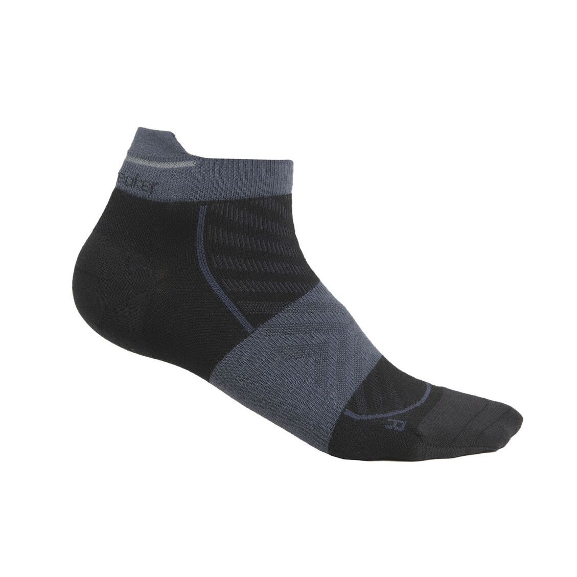 Icebreaker W Merino Blend Run+ Ultralight Micro Black/Graphite Icebreaker W Merino Blend Run+ Ultralight Micro Black/Graphite