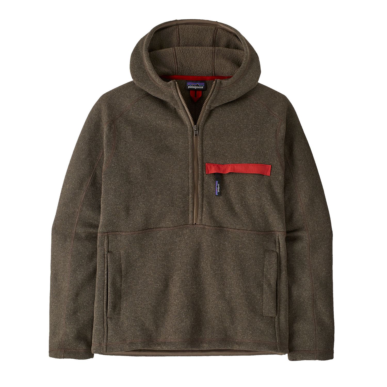 Patagonia M Better Sweater 1/2 Zip P/O Marlow Brown