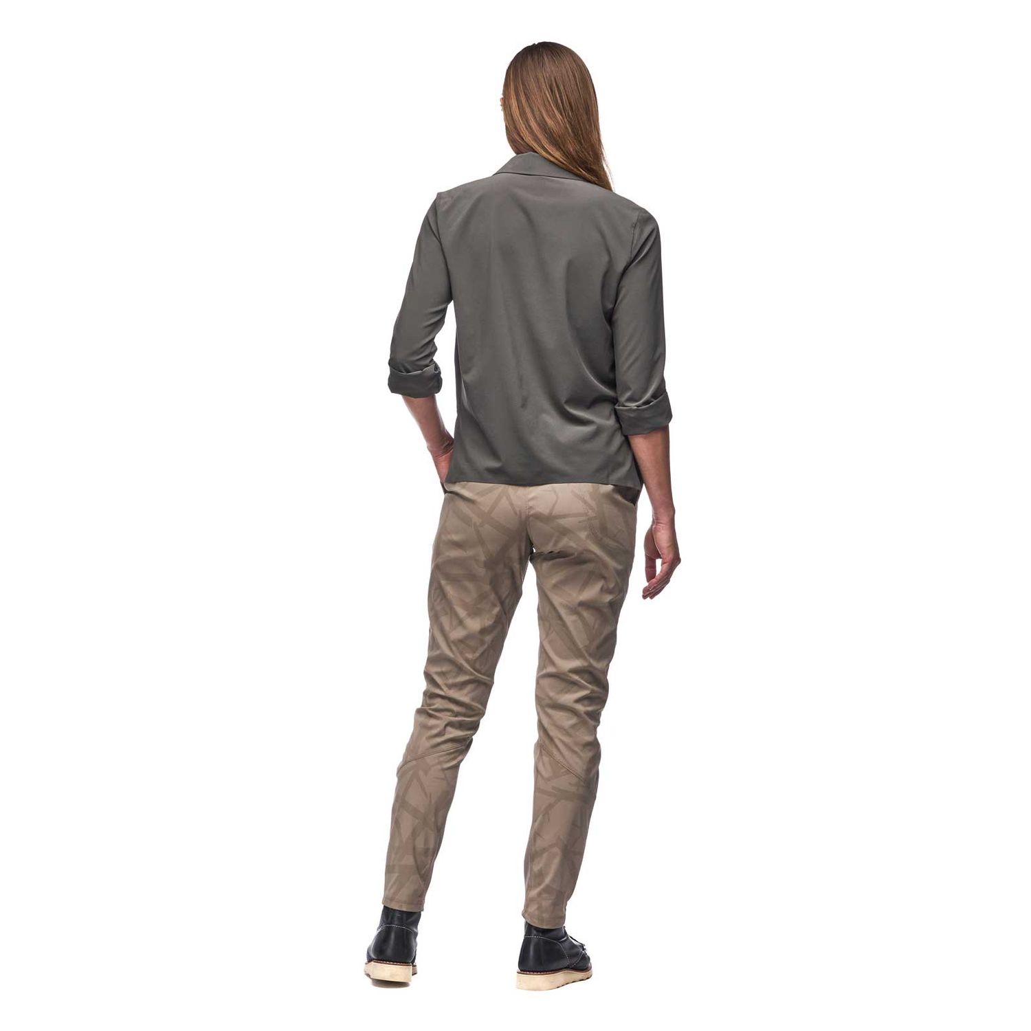 INDYEVA Matkailu HV II Slim Pant Driftwood Print