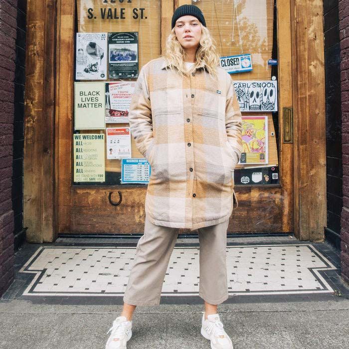 KAVU W Ivywood Shirt Jacket-Mellow Yellow