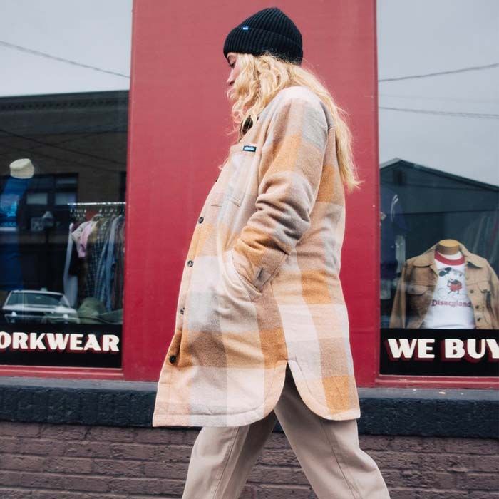 KAVU W Ivywood Shirt Jacket-Mellow Yellow