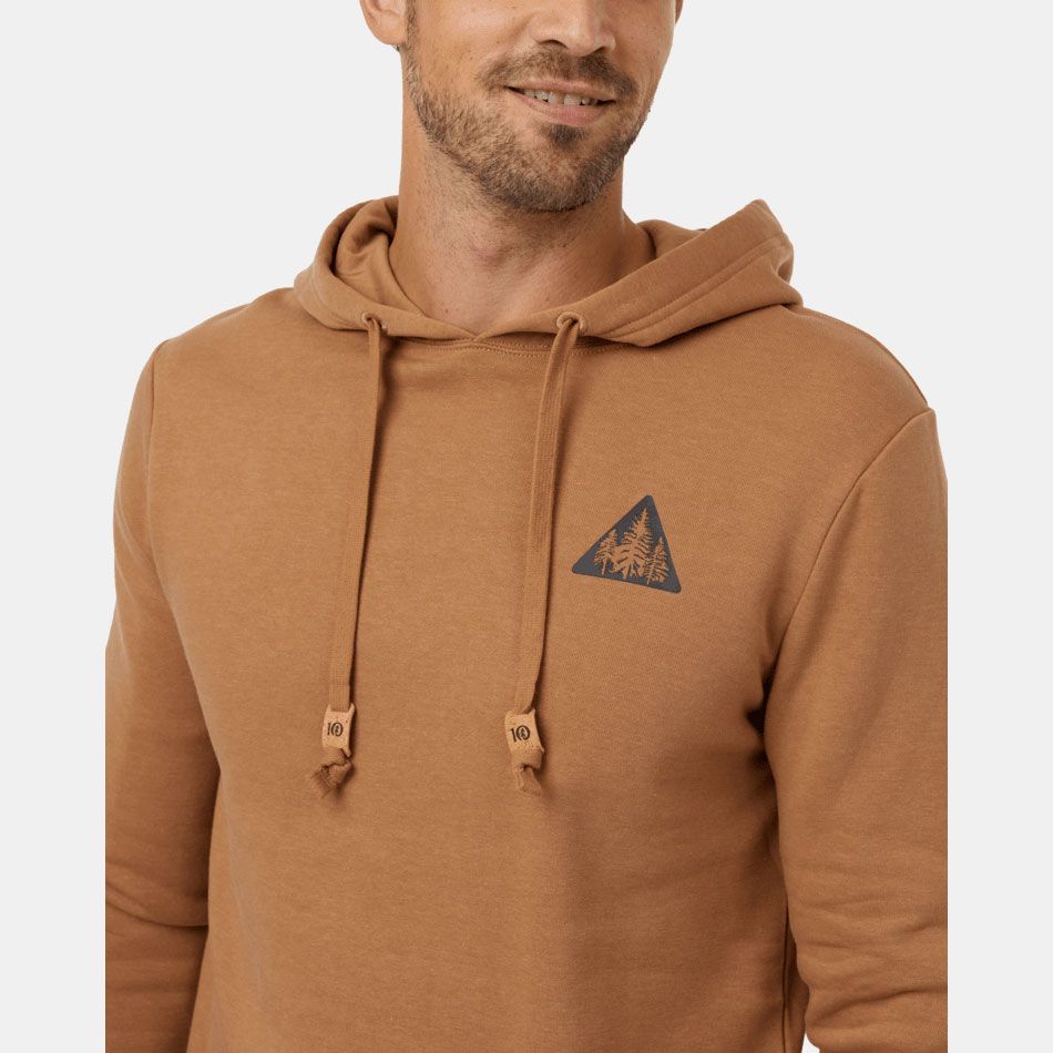 tentree M Pine Trio Hoodie Camel/Meteorite Black