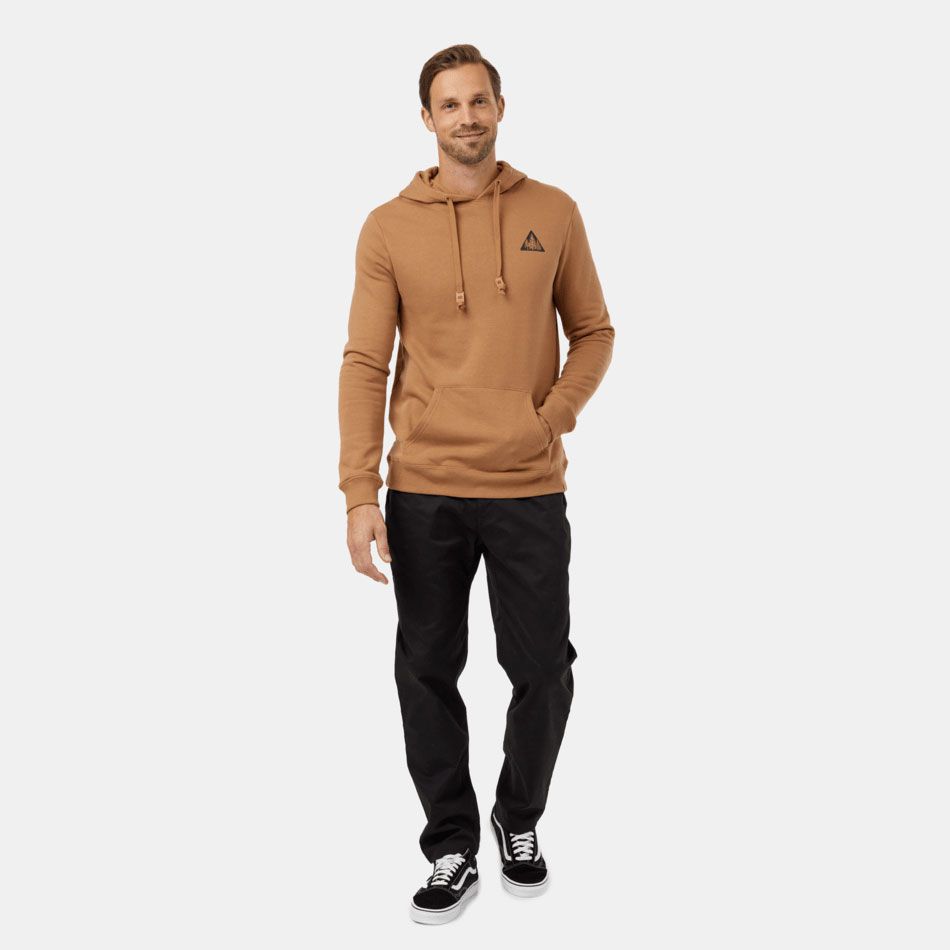 tentree M Pine Trio Hoodie Camel/Meteorite Black