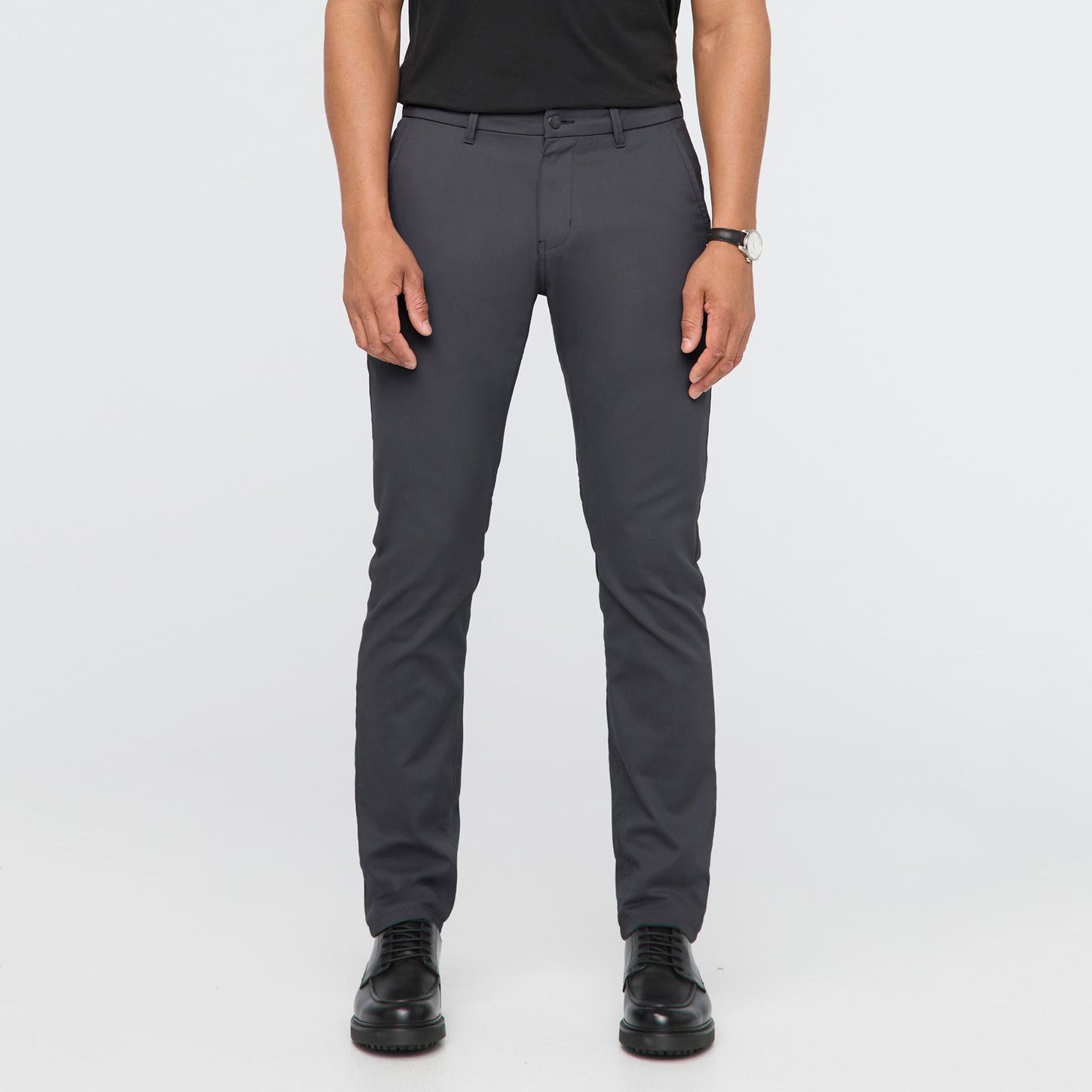 DUER M NuStretch Relaxed Taper Trouser Charcoal