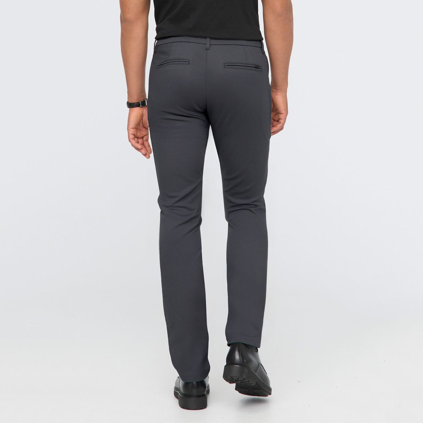 DUER M NuStretch Relaxed Taper Trouser Charcoal