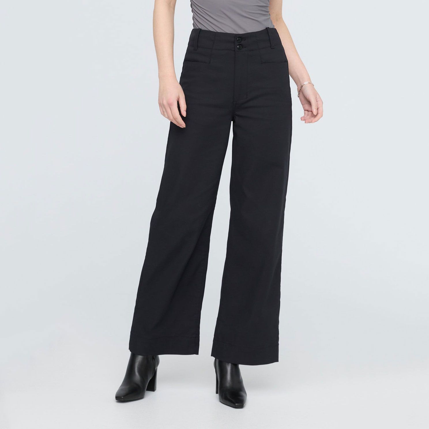 DUER W NuStretch High Rise Trouser Black