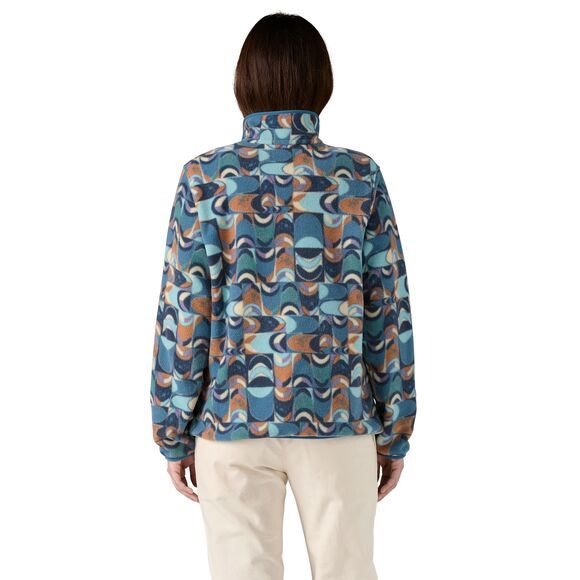 Patagonia W LW Synch Snap-T P/O Swallow Geo: Blue