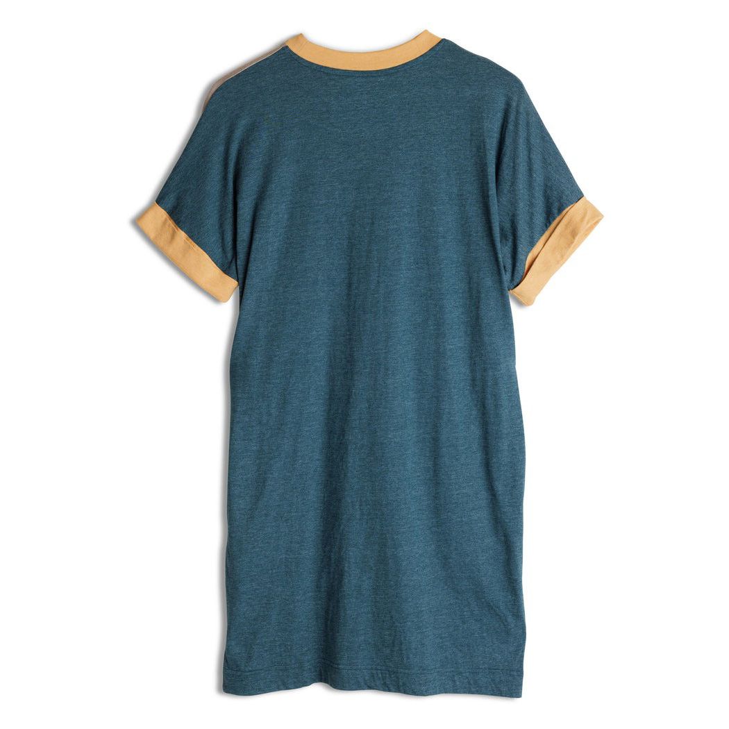 KAVU W Cut Back Dress -Forest Retreat