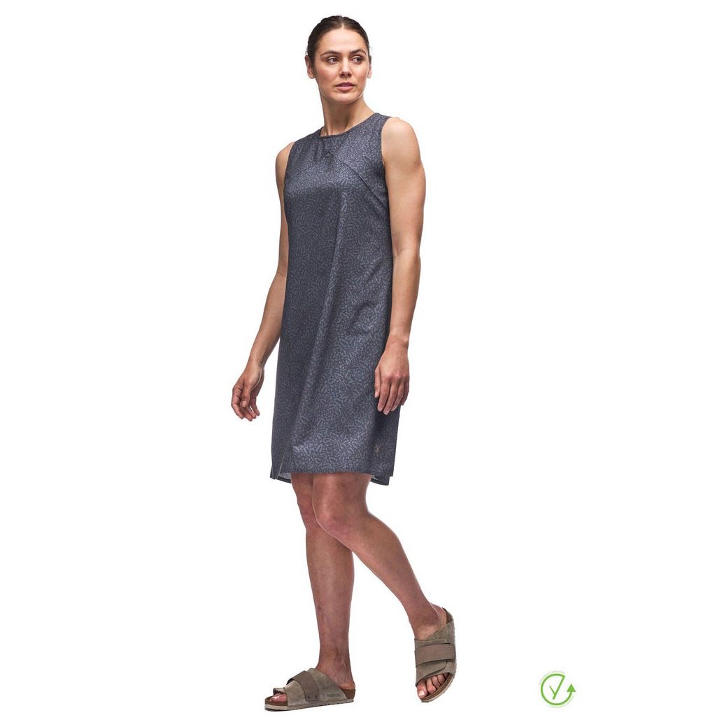 Indyeva Lieve Knee Length Dress Thyme Foliage