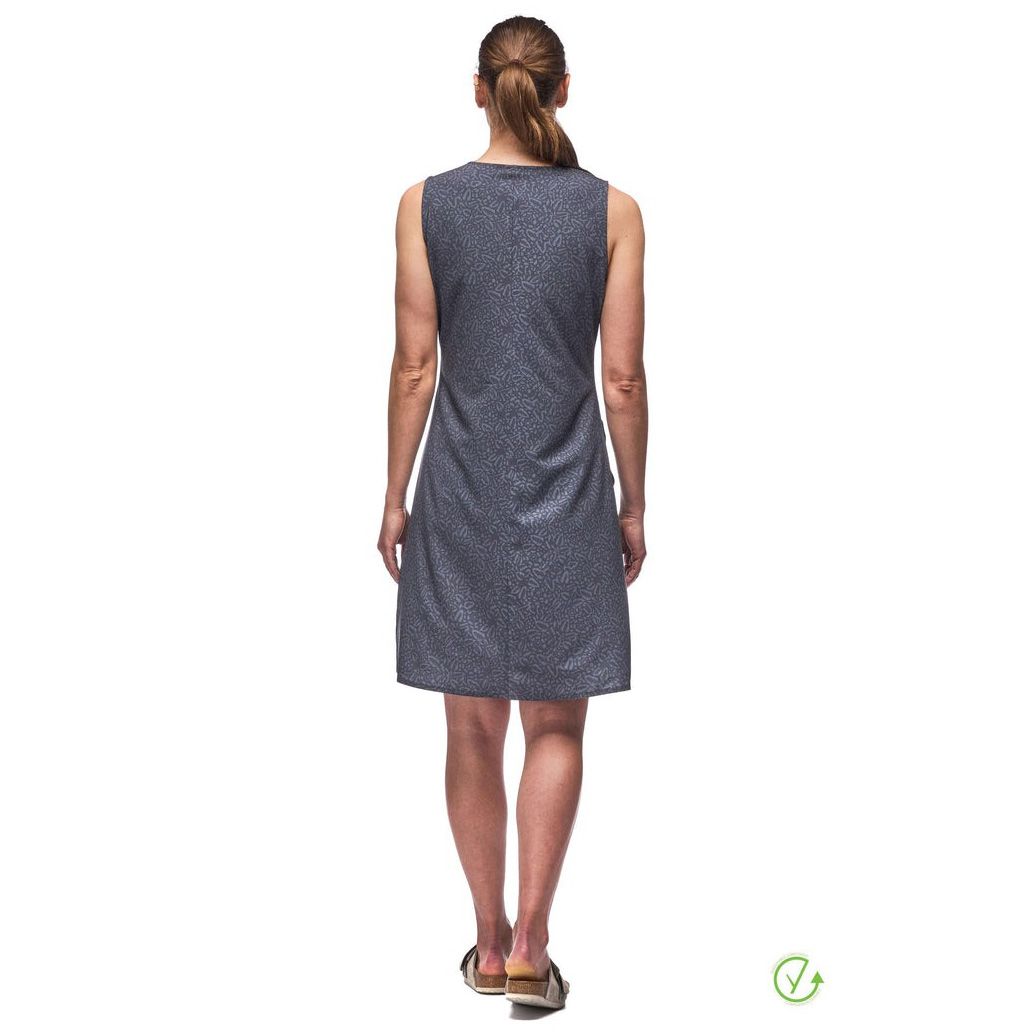 Indyeva Lieve Knee Length Dress Thyme Foliage