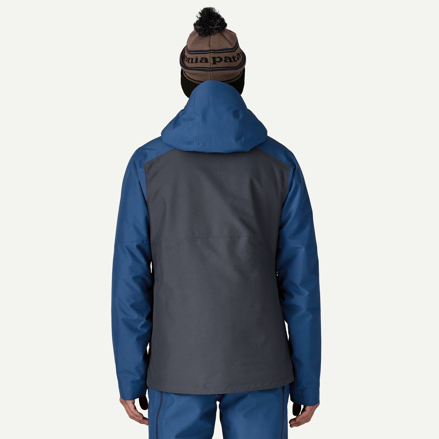 Patagonia M Insulated Powder Town Jacket Smolder Blue /Clement Blue