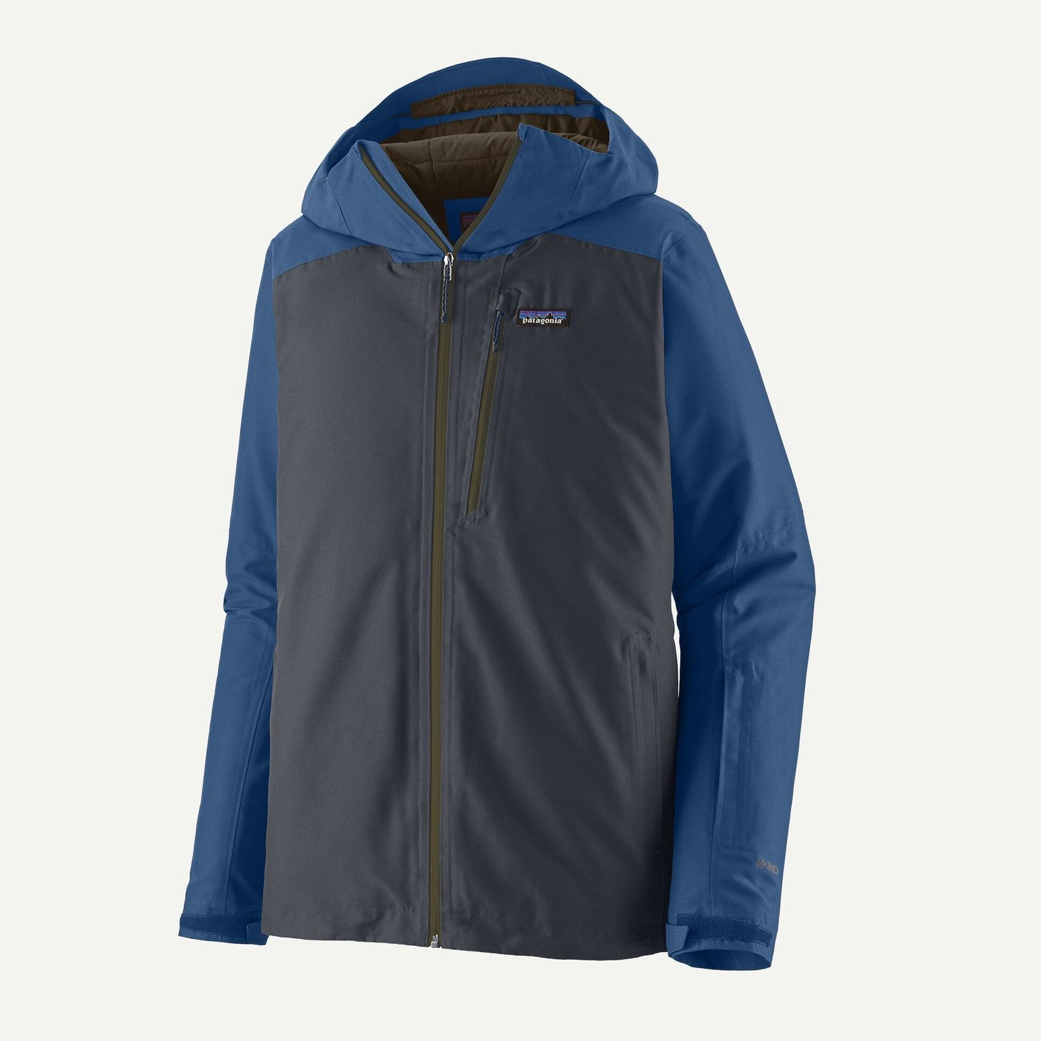 Patagonia M Insulated Powder Town Jacket Smolder Blue /Clement Blue