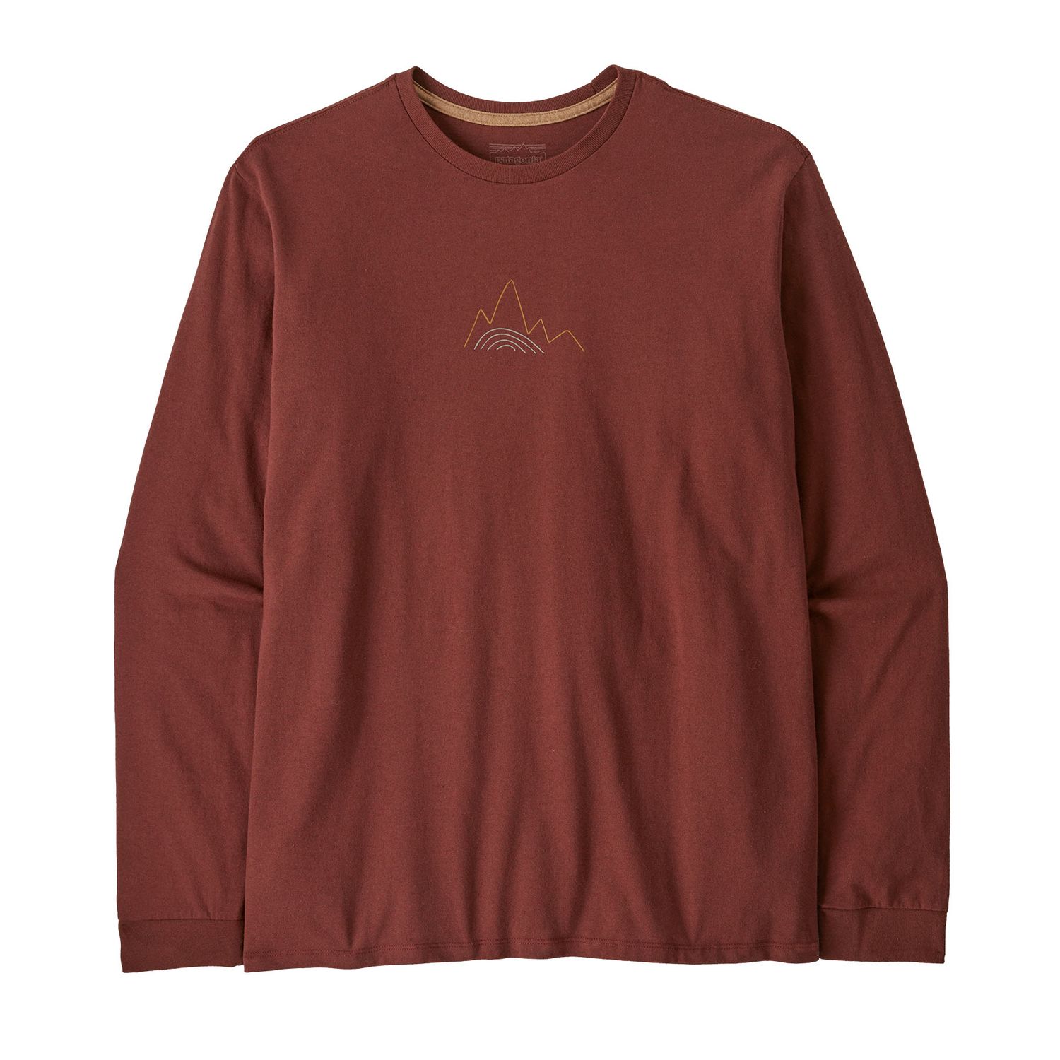 Patagonia M L/S Berm Logo Responsibili-Tee Dried Vanilla