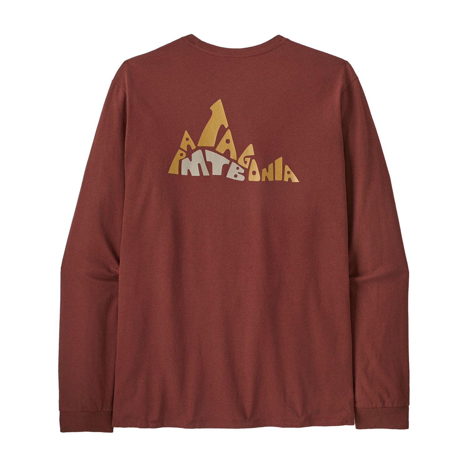Patagonia M L/S Berm Logo Responsibili-Tee Dried Vanilla