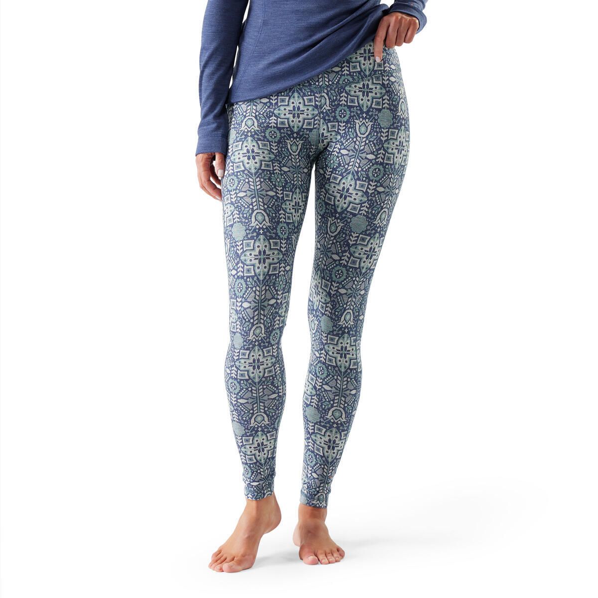 Smartwool W Thermal Merino Baselayer Bottom Nightfall Floral