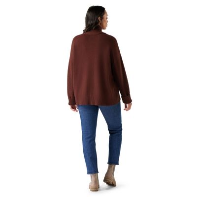 Smartwool W Edgewood Cowl Sweater Pecan