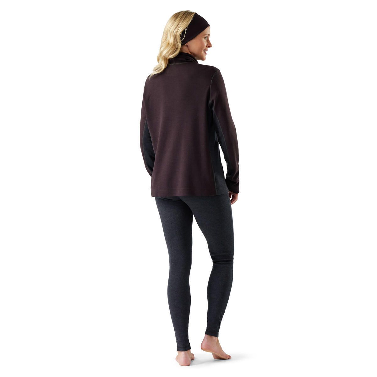 Smartwool W Thermal Merino Mock Neck Baselayer Mink