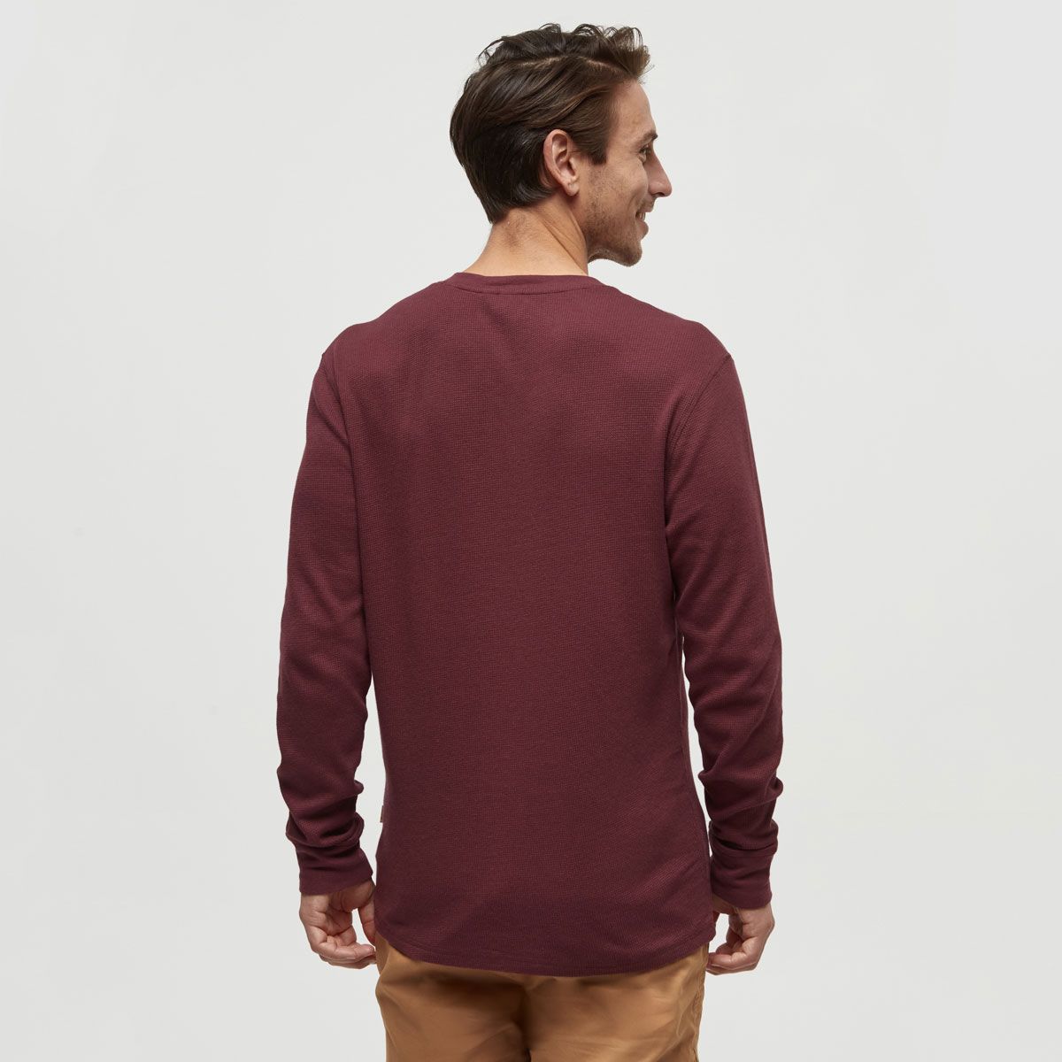 tentree M Freemont Henley Burgundy