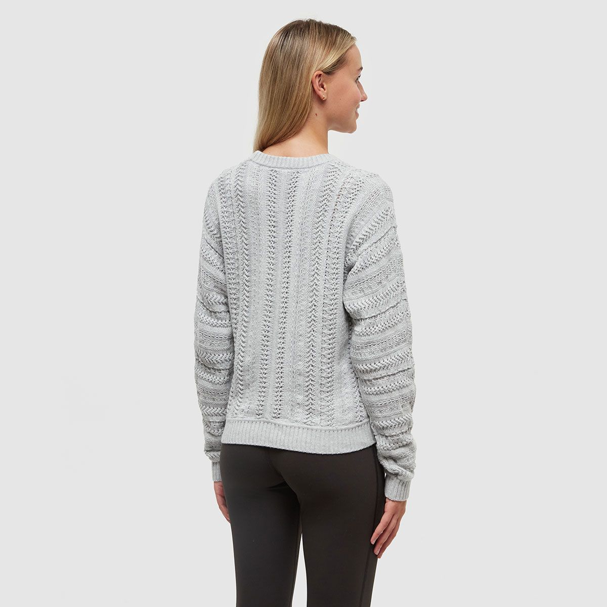 tentree W Pinnacle Sweater Light Grey Heather