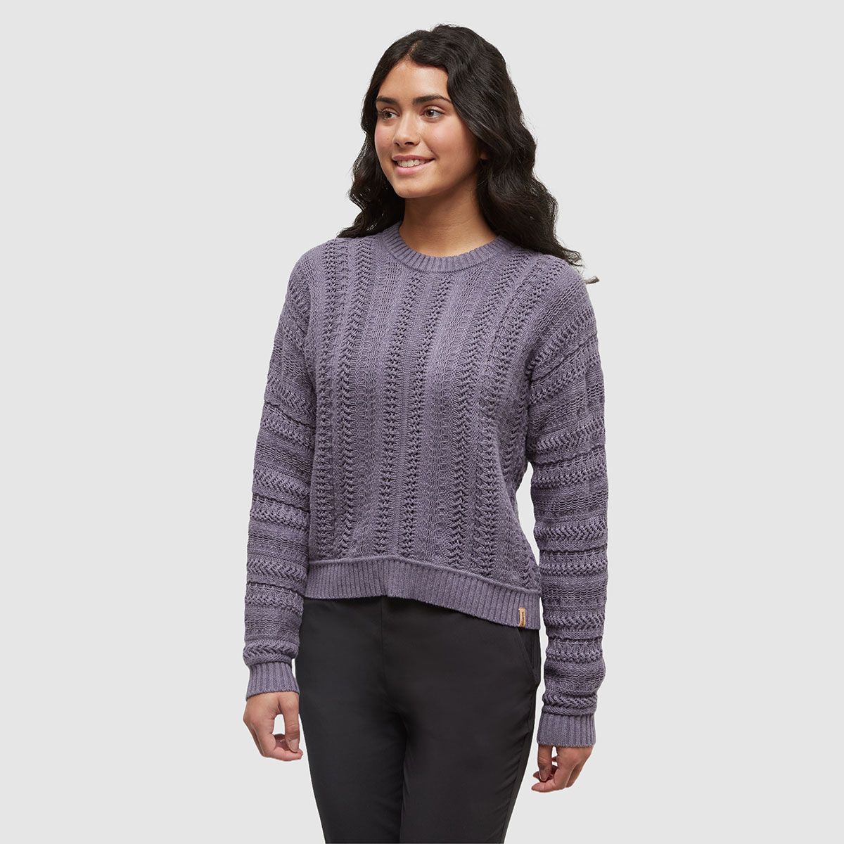tentree W Pinnacle Sweater Smokey Violet Heather