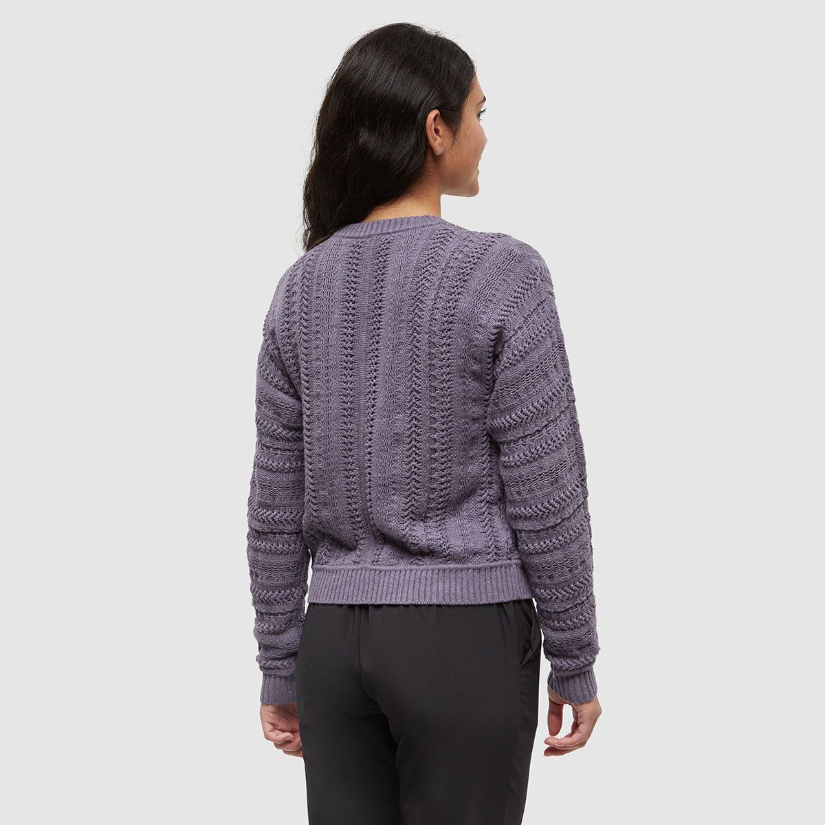 tentree W Pinnacle Sweater Smokey Violet Heather