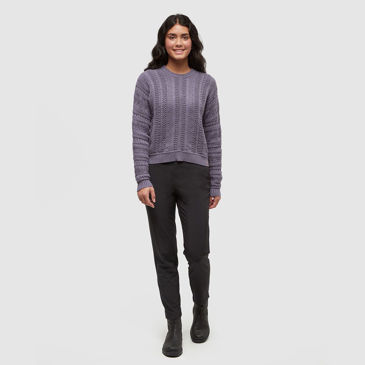 tentree W Pinnacle Sweater Smokey Violet Heather