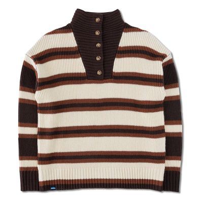 KAVU W Nola  Sweater -Ridge Stripe