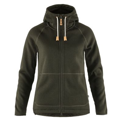 Fjallraven W Ovik Fleece Hoodie Deep Forest Fjallraven W Ovik Fleece Hoodie Deep Forest
