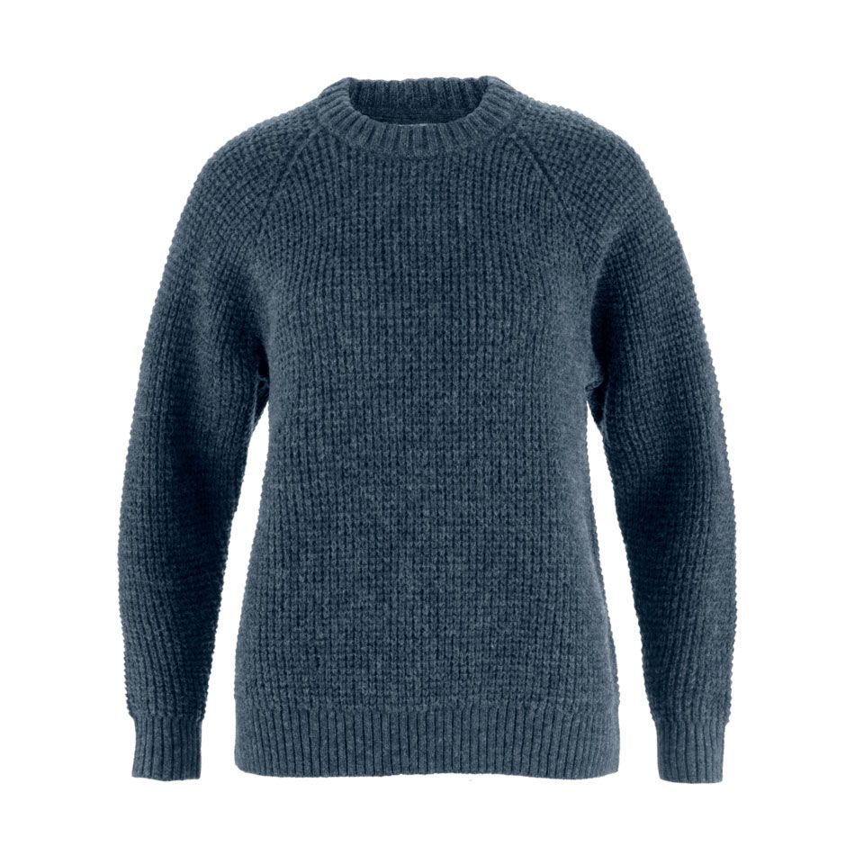 Fjallraven W Övik Waffle Knit Navy