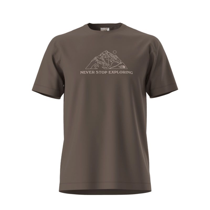 The North Face M Evolution Mtn Base Tee- Smokey Brown