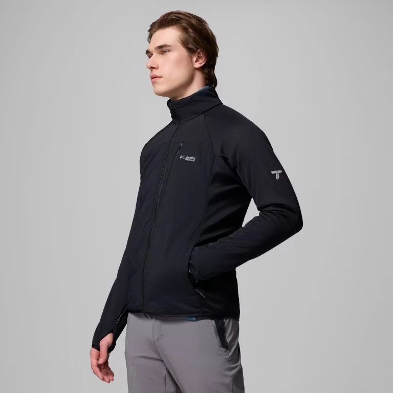 Columbia M Arctic Crest Hybrid Full Zip Black
