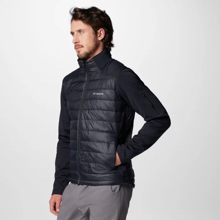 Columbia M Tech Hybrid Softshell Grey /Blk