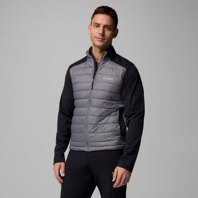 Columbia M Tech Hybrid Softshell Grey /Blk Columbia M Tech Hybrid Softshell Grey /Blk