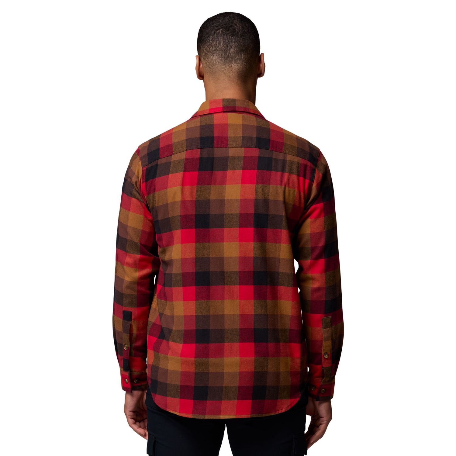 Columbia M Cornell Woods Flannel LS Shirt Tobacco