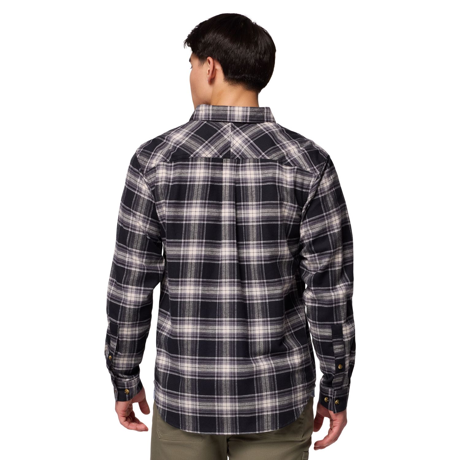 Columbia M Flare Gun Stretch Flannel Black Two Lane