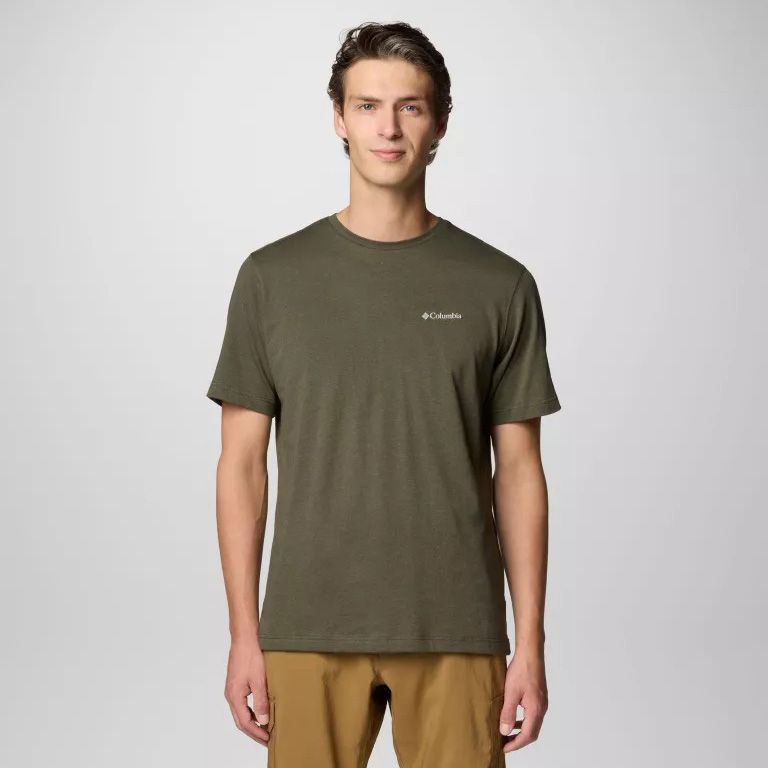 Columbia M Thistletown Hills Short Sleeve Greenscape