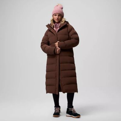 Columbia W Amaze Puff Long Hooded Jacket Tobacco Columbia W Amaze Puff Long Hooded Jacket Tobacco