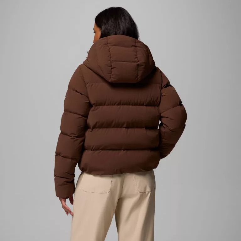 Columbia W Amaze Puff Hooded Jacket Tobacco