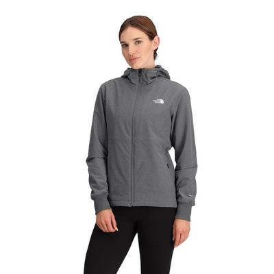TNF W Shelbe Raschel Hoodie Smoked Hthr TNF W Shelbe Raschel Hoodie Smoked Hthr