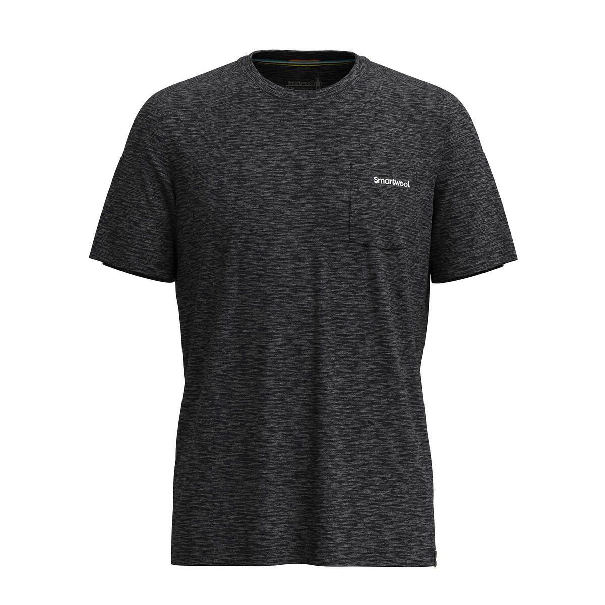 Smartwool Bear Trail Merino Hemp Tee Black Hthr