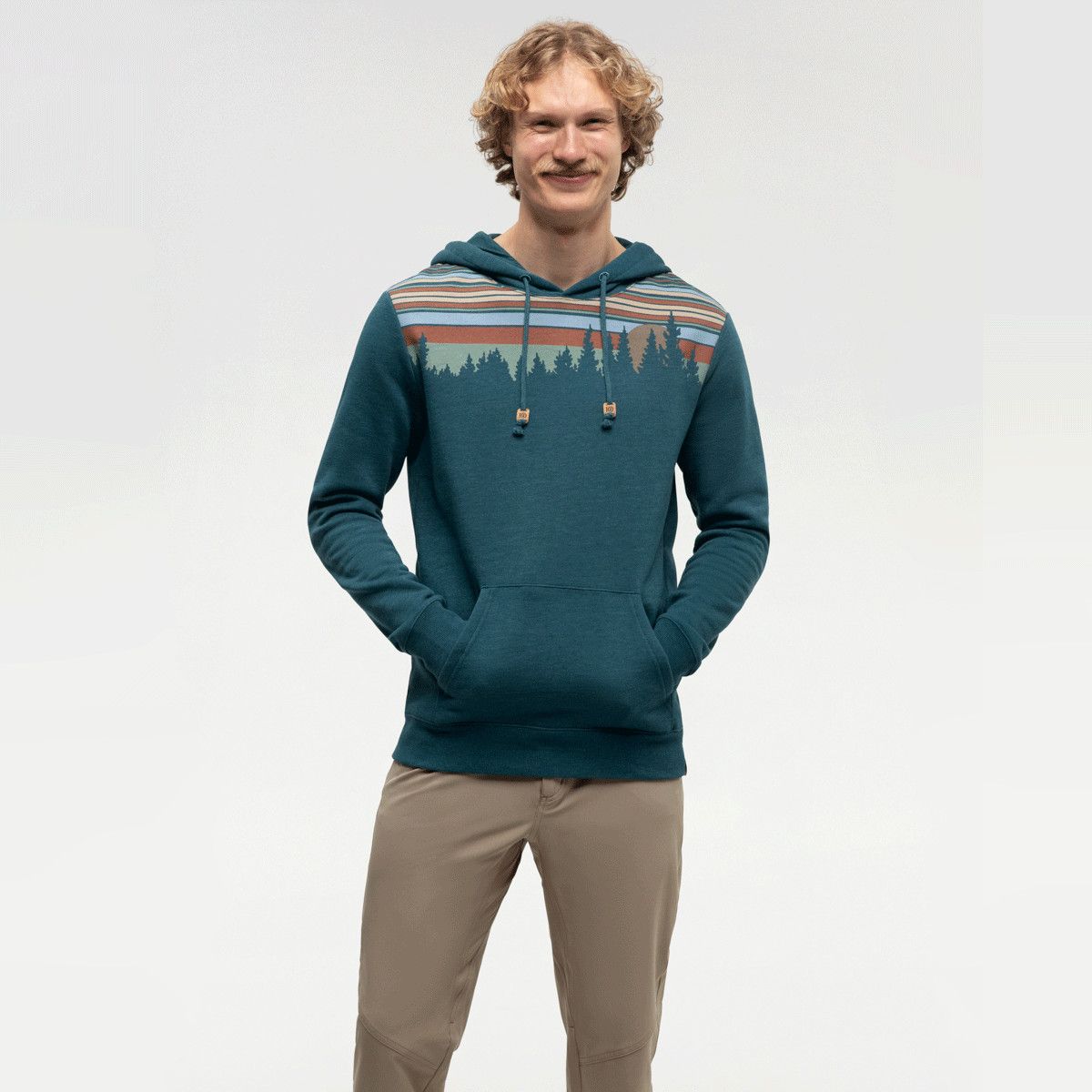 tentree M Retro Juniper Hoodie Jasper /Oasis