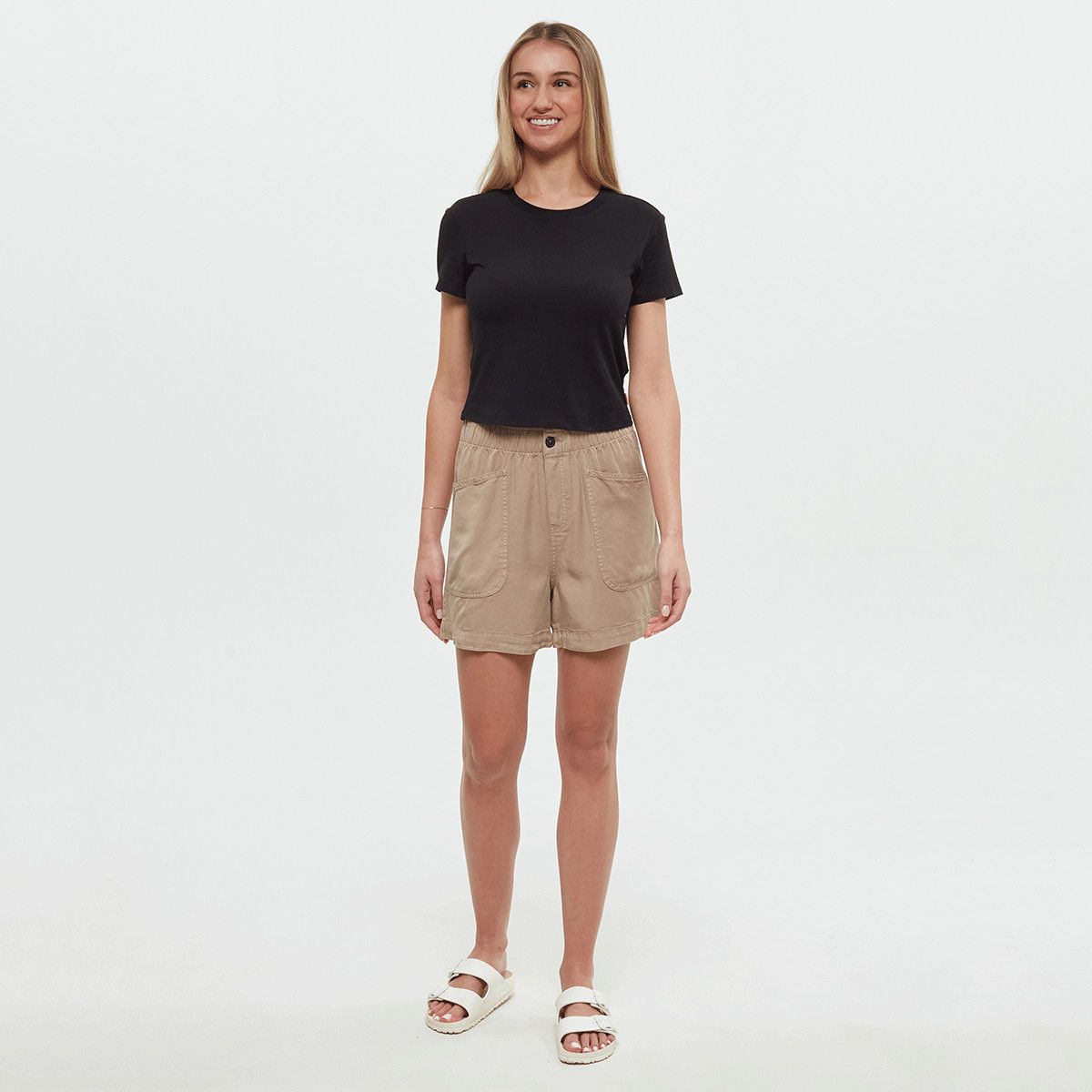 tentree W Cascades Short Khaki