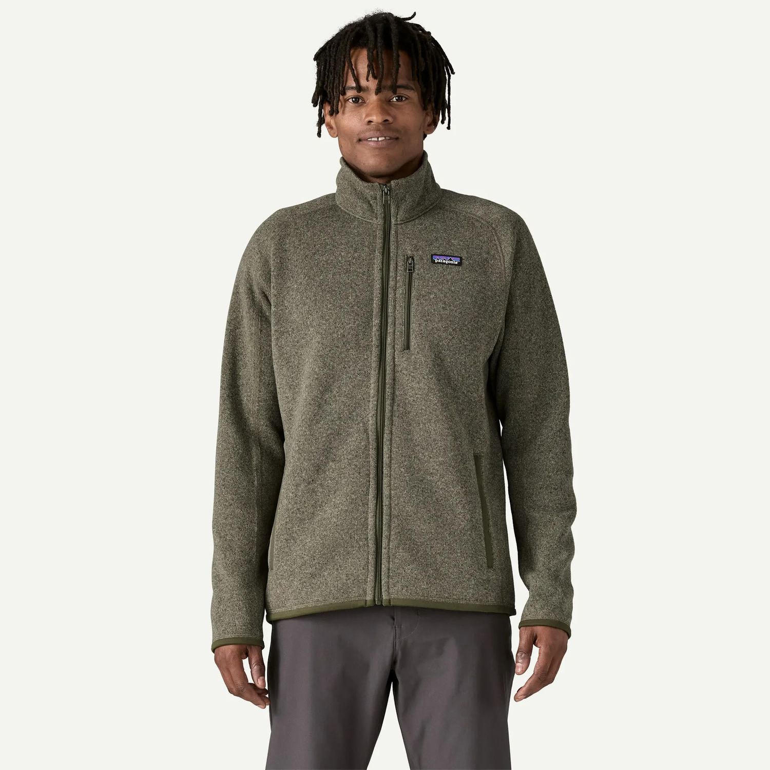 Patagonia M Better Sweater Jkt River Rock Green