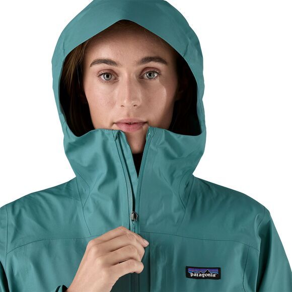 Patagonia W Boulder Fork Rain Jkt Wetland Blue