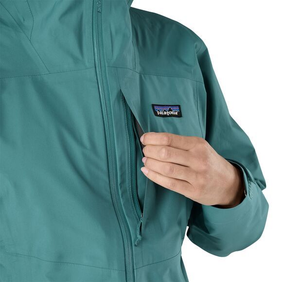Patagonia W Boulder Fork Rain Jkt Wetland Blue