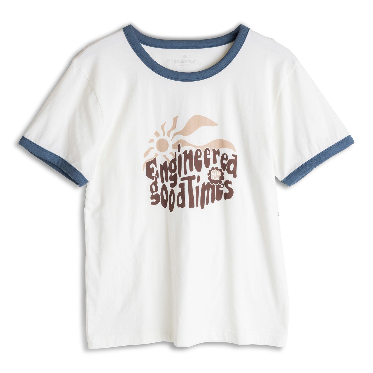 KAVU W High Spirits Shirt -Off White