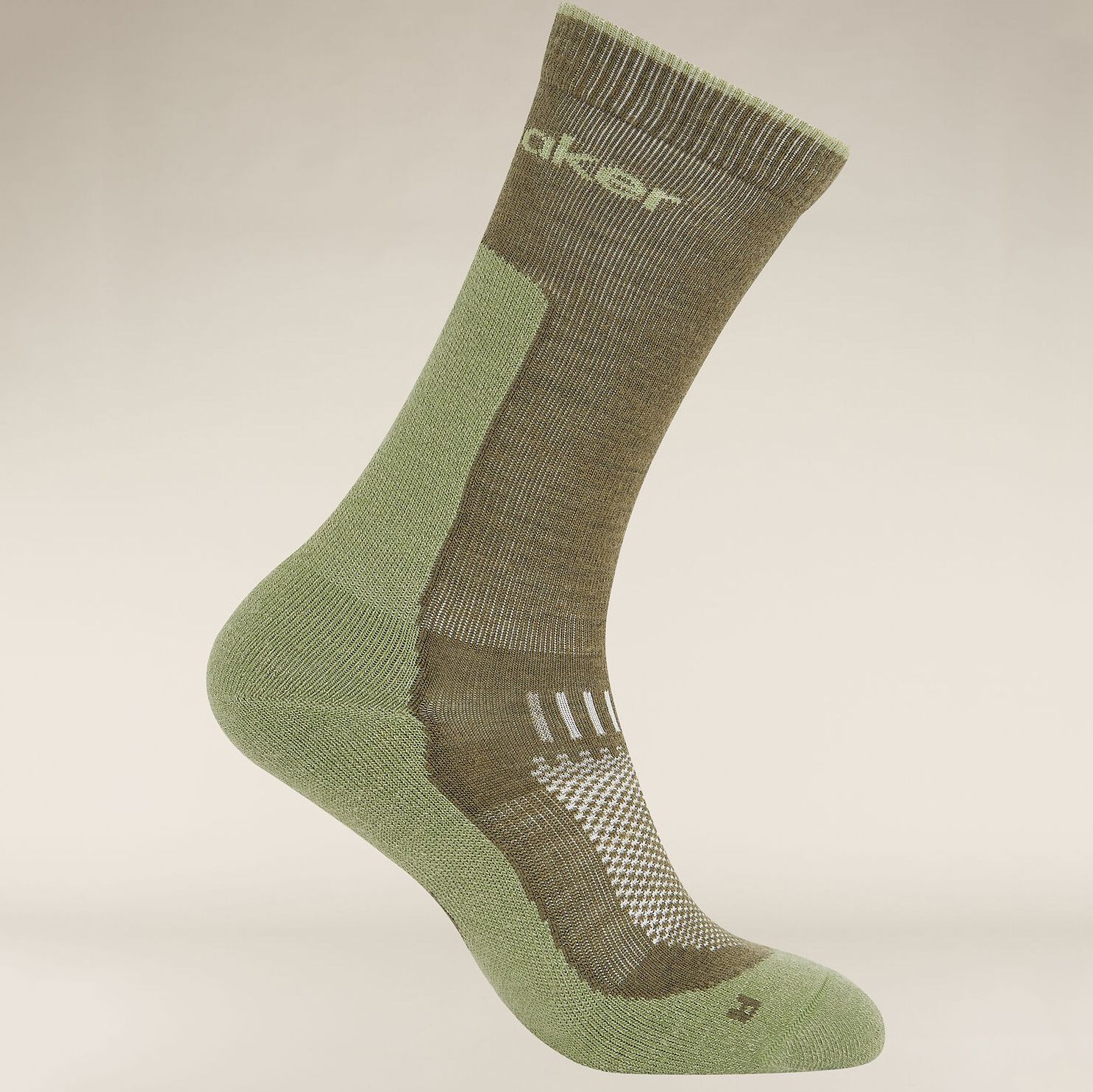 Icebreaker M Merino Hike+ Light Crew Loden/Lichen