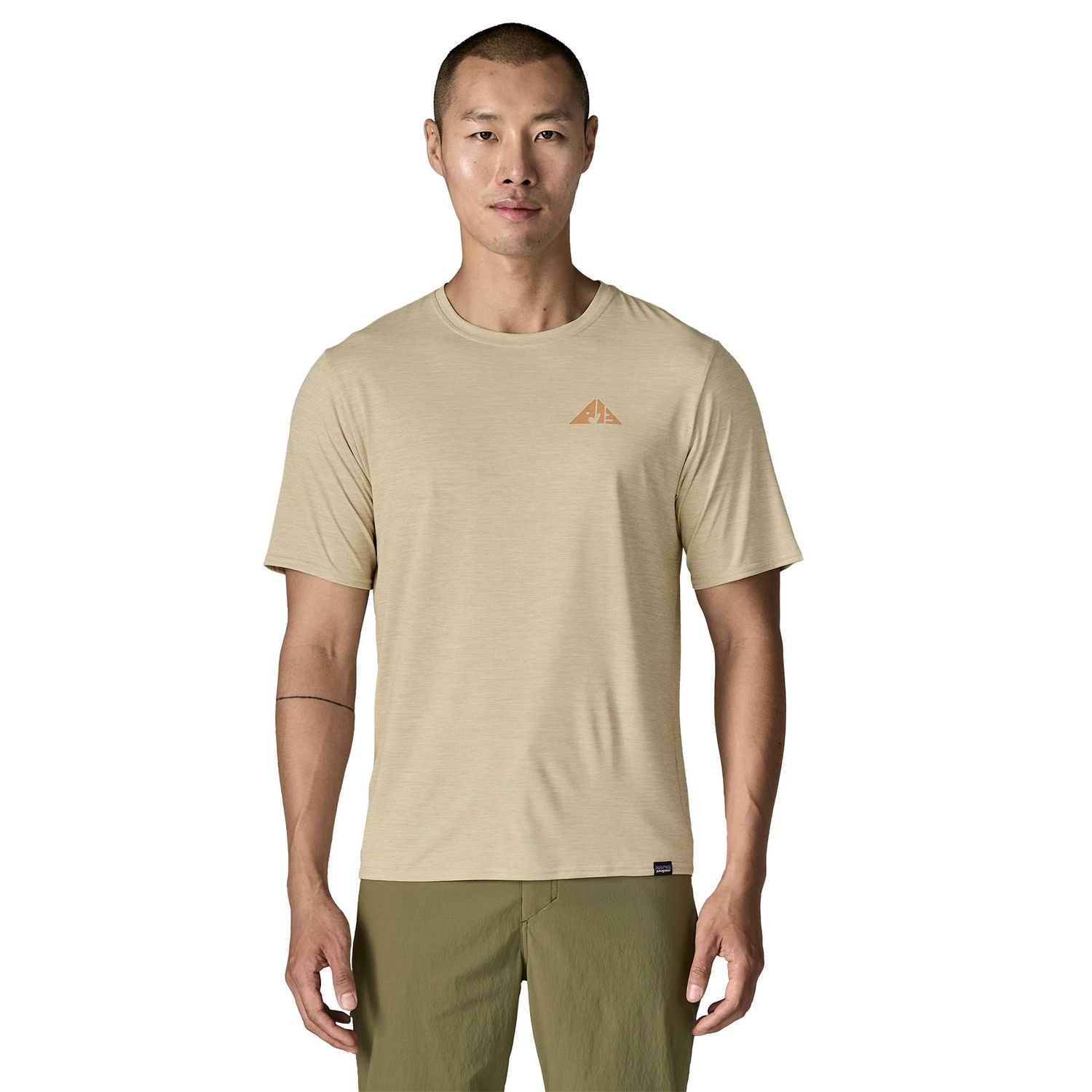 Patagonia M Cap Cool Daily Shirt - Lands Driftways: Pumice