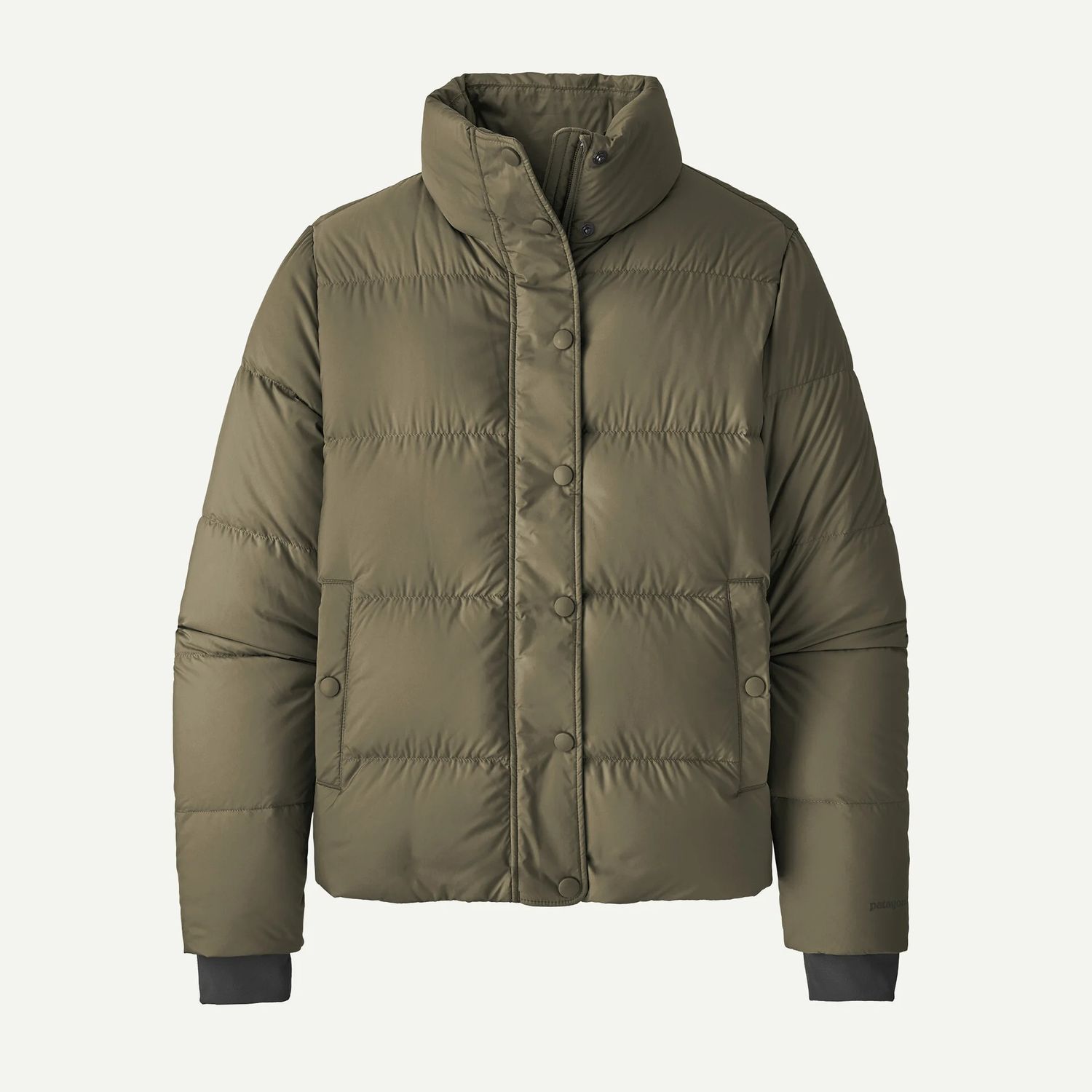 Patagonia W Silent Down Jkt Basin Green