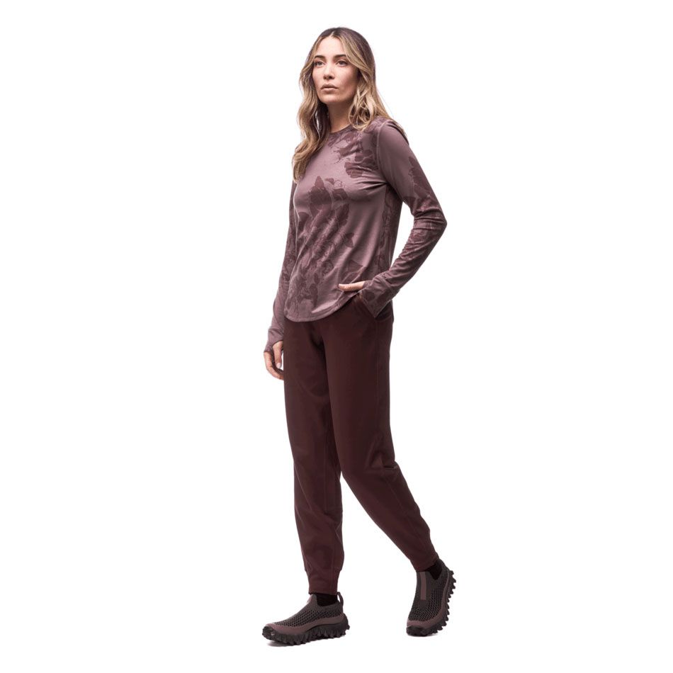 Indyeva Novara 2 Top Dark Bark Pivoine Print